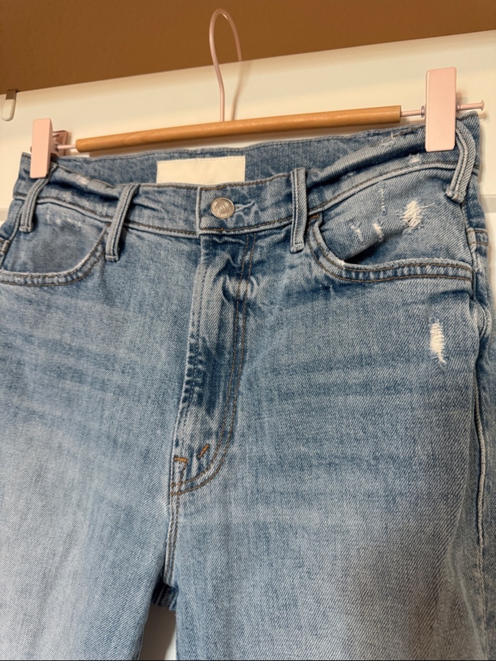Mother Superior Denim Hustler Ankle Fray Rope's End Jeans Size 27 $268 - Picture 4 of 7